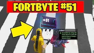 Fortbyte #51 Accessible by using the Cluck Strut to cross the road in front of Peely's Banana Stand