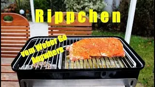 Rippchen vom Weber Go Anywhere - smoken auf dem kleinen Grill
