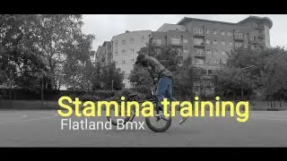 Back to back flatland bmx. Stamina training.