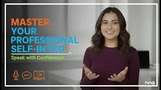 How to Introduce Yourself in Interviews & Online Meetings | English Speaking Guide | Part 2