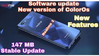 Oppo Realme 1 software update, new version of ColorOS