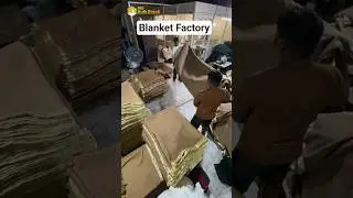 Donation Blanket Factory in Panipat #msbulkstock #factoryproducts