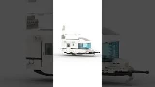 Lego caravan MOC Speed build animation