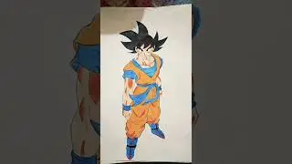 all my best goku drawings #shorts #drawing #goku