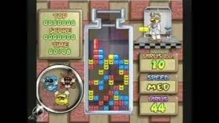 Nintendo Puzzle Collection GameCube Gameplay - Dr. Mario: