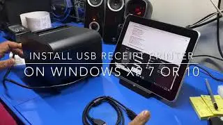 Настройка IP и установка драйвера USB-термопринтера Xprinter XP-N160II. #mipos #miposdemo
