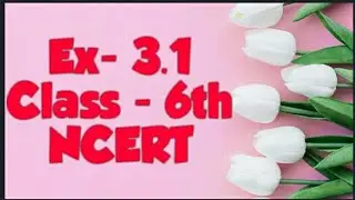 Ex-3.1 के सभी सवालों का हल हिंदी में/Gyankaksha#Maths#ncert#class6Math#ncertclass6maths