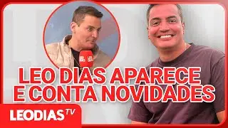 LEO DIAS SURGE AO VIVO, CONTA POR QUE SUMIU E ENTREGA ESTREIA NA BAND!