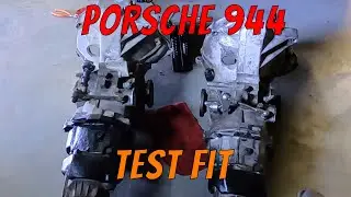Porsche 944 mocked up my transaxle