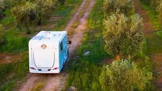 Area de AUTOCARAVANAS en UTRERA, SEVILLA. Camper Park CA&Ntilde;ADA REAL