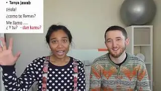 BELAJAR BAHASA SPANYOL: Siapa nama kamu? Nama saya .... (Formal / Tidak Formal ) dan tanya jawab.