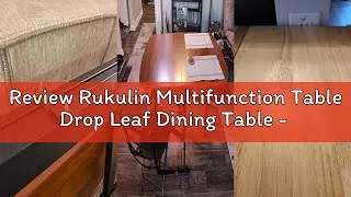Review Rukulin Multifunction Table Drop Leaf Dining Table - 47