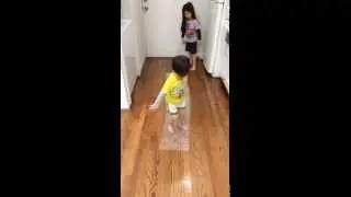 Fun with some Bubble Wrap | Liam and Taylor's Corner