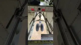 B-29 nose gear extension from the wheel well | B-29 &ldquo;Doc&rdquo;
