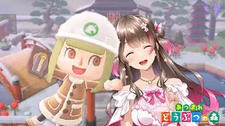 【あつ森】神社へ続く道 -和風の庭つき社務所を作るよ-【島クリエイト配信】