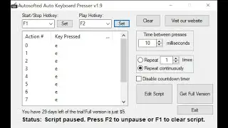 Keyboard Auto Clicker :)