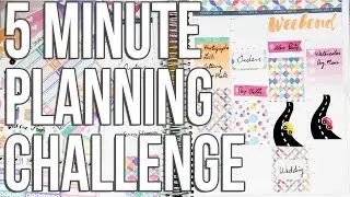 5 Minute Planning Challenge | #5min2plan
