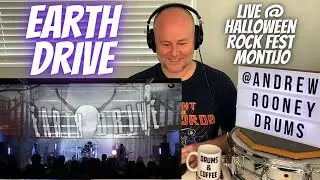 Drum Teacher Reacts: Earth Drive @ Halloween Rock Fest Montijo | 'Standing Stone'