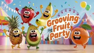 Christmas Baby Dance Party 🎄 Fruit Animation & Gingerbread Friends | Sensory Music