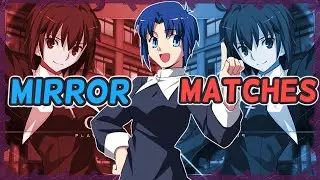 Melty Blood MIRROR MATCHES Are Insane! - Melty Blood Type Lumina Online Ranked Matches