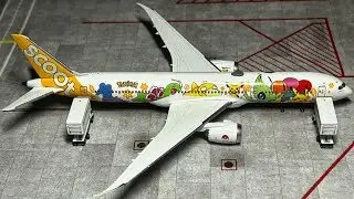 PIKACHU JET! Scoot Boeing 787-9 Dreamliner “Pokémon” NG Models 1:400 (Model Review)