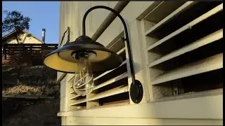 Stylish Solar Barn Light That Works Great!