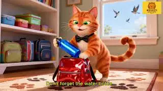 WHISKER'S FUN SCHOOL BAG PREPRATION !!