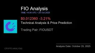 FIO (FIOUSDT) Technical Analysis - Price Prediction & Buy or Sell October 29, 2025