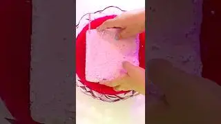 Messy! Holy Pink!!! 💗 holi 💗 Gym chalk 💗 foam micro balls 💖 #oddlysatisfying #asmr #gymchalk #messy