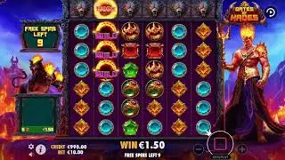 Gates of Hades  Free Spin Max Win