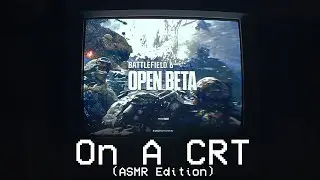 Battlefield 6 on a CRT Monitor