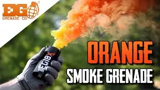 EG18 - Orange Smoke Grenade - Big Smoke Bomb - Smoke Effect