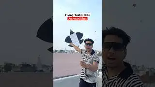 Flying Amritsari Tukkal Kites 🪁 | Kite Flying | Kite Videos #shorts #shortfeed #kiteflying #kite