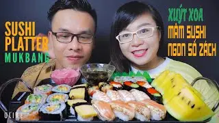 MUKBANG ĂN M&Acirc;M SUSHI TỔNG HỢP SI&Ecirc;U NGON XO&Aacute; TAN CƠN Đ&Oacute;I | Libi TV