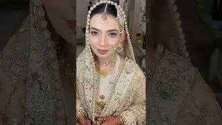 Most gorgeous Pakistani Bride #youtubeshorts #shortsfeed #explorepage #bridal #bridalmakeup #bride