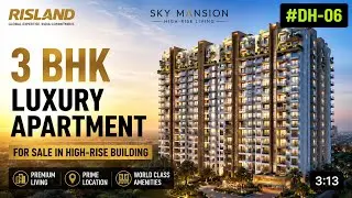 3 BHK Luxury Apartment for Sale in High-Rise Building | Full Tour Near metro #3bhkflat #houseforsale