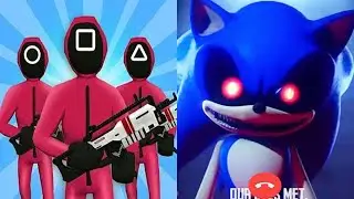Squid Game 3D vs SONIC EXE Call Prank