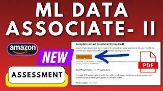 Amazon ML Data Associate 2 Online Test Questions And Answers | ML Data Associate New Test Pattern