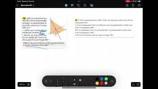 Exo 84 Orthogonalité dans l'espace (Terminale spé Maths)