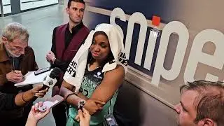 Kennedy Burke Post-Game Interview | NY Liberty vs Phoenix Mercury | 6-19-25 | 2025 Season