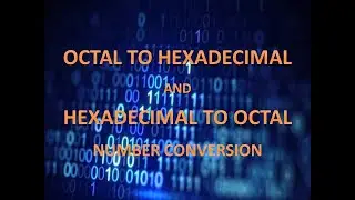 convert octal to hexadecimal || hexadecimal to octal