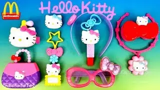 2018 McDONALD'S HELLO KITTY HAPPY MEAL TOYS FULL WORLD SET 8 SANRIO KID COLLECTION EUROPE ASIA JAPAN
