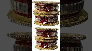 New Dulhan Metal Glass Bangles Chudi Kangan Set Fancy Kangan Kada Chuda Design #shorts #viralvideo
