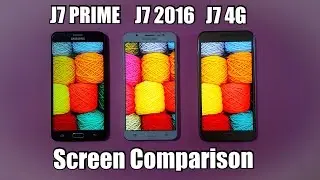 Samsung J7 Prime vs J7 (2016) vs J7 4G | Screen Test | TechTag