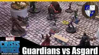 Marvel Crisis Protocol Battle Report: Guardians of the Galaxy vs Asgard