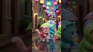 ☔ Adorable Raincoat Cats &mdash; Cute Kitties in the Rain #cat