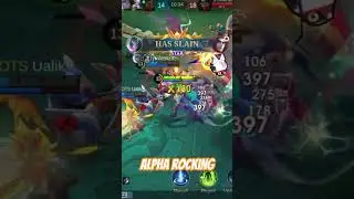 Alpha making it look easy #mlbb #shorts #gaming #ranked #trending #foryou #mobilelegends