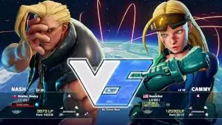 Street Fighter V (Season 2): Kimbo_Henry (Nash) vs. SonicSol (Cammy) [1/2]