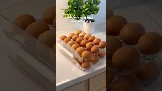 Linked in bio on Amazon! #eggholder #kitchenorganization #kitchengadgets #homefinds #homegadgets