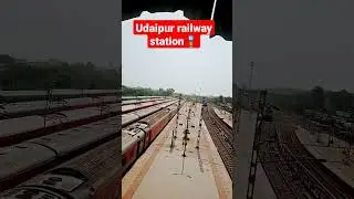 #Udaipur// Udaipur railway station🚏